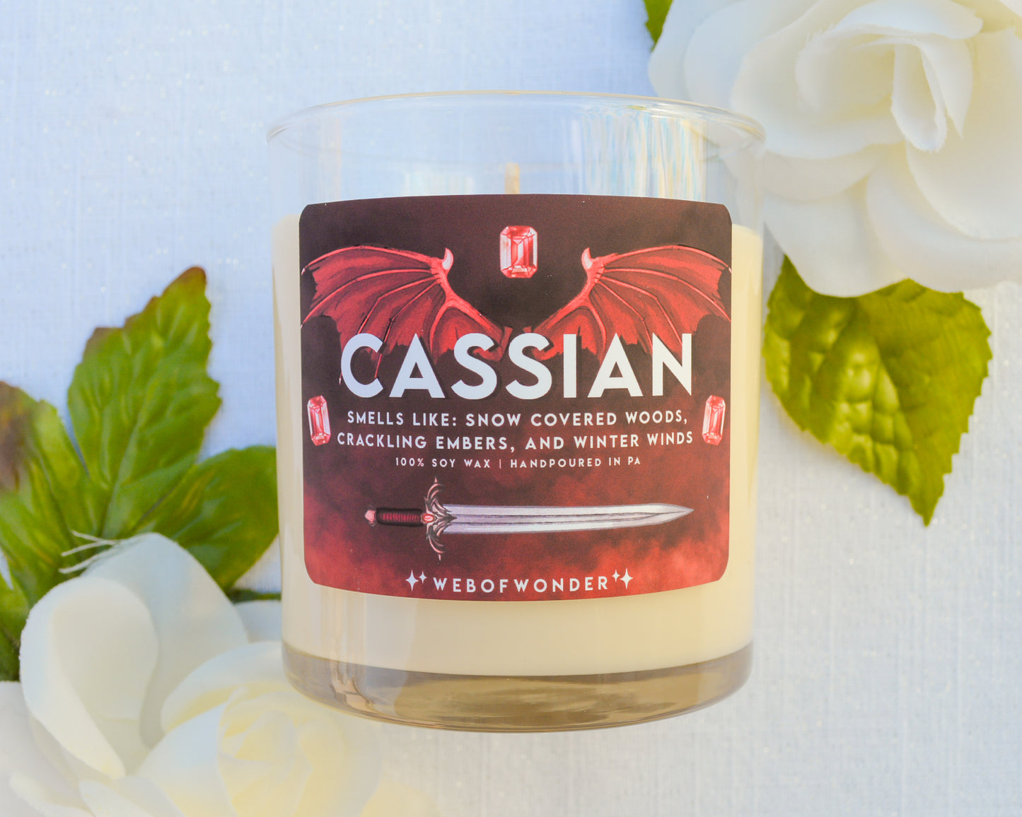 Cassian | Bookish Inspired | 100% Soy Wax Candle