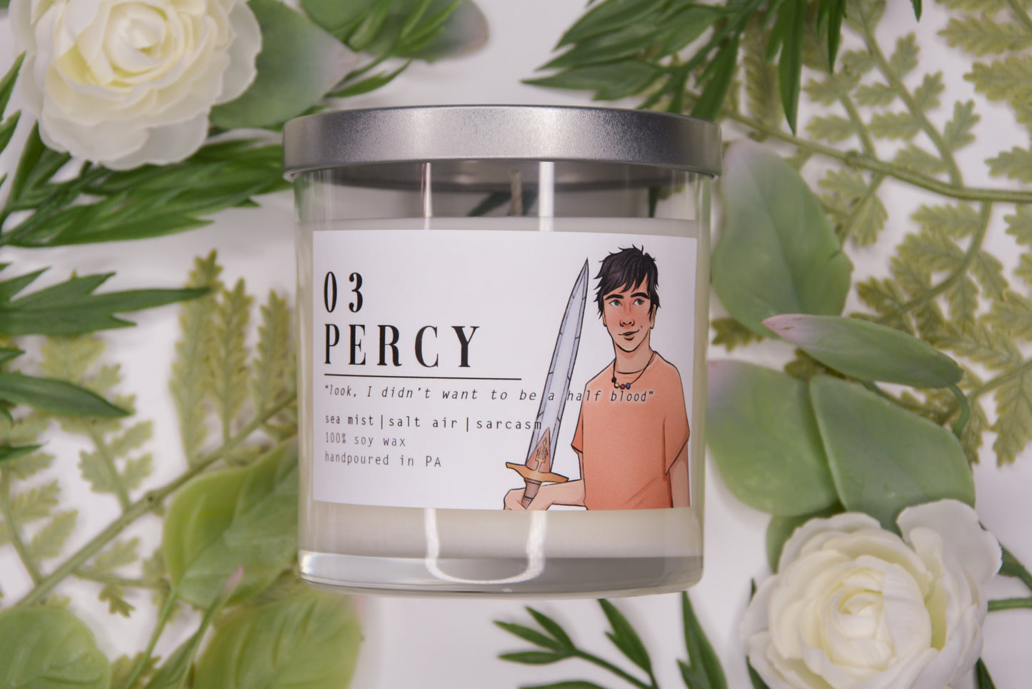 03. Percy | Bookish Inspired | 100% Soy Candle