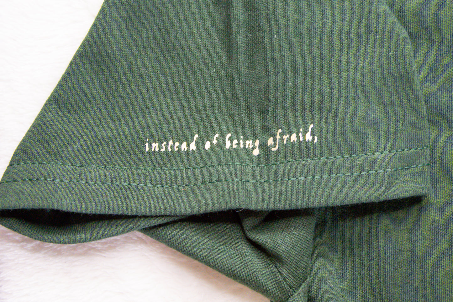 "instead of being afraid" | Bookish Inspired