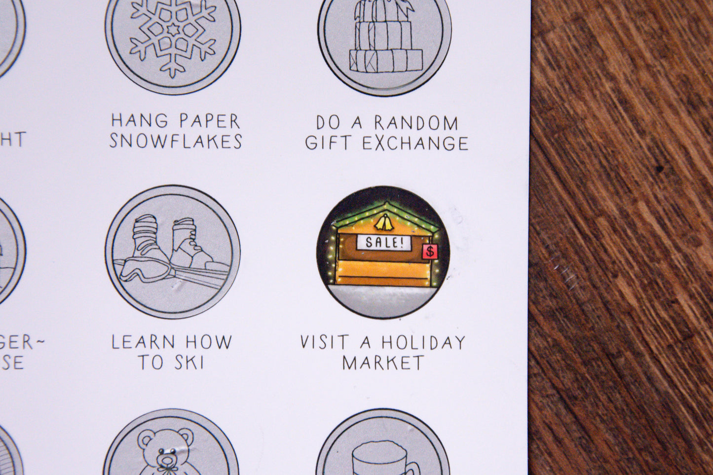 Scratch Off Winter Bucket List