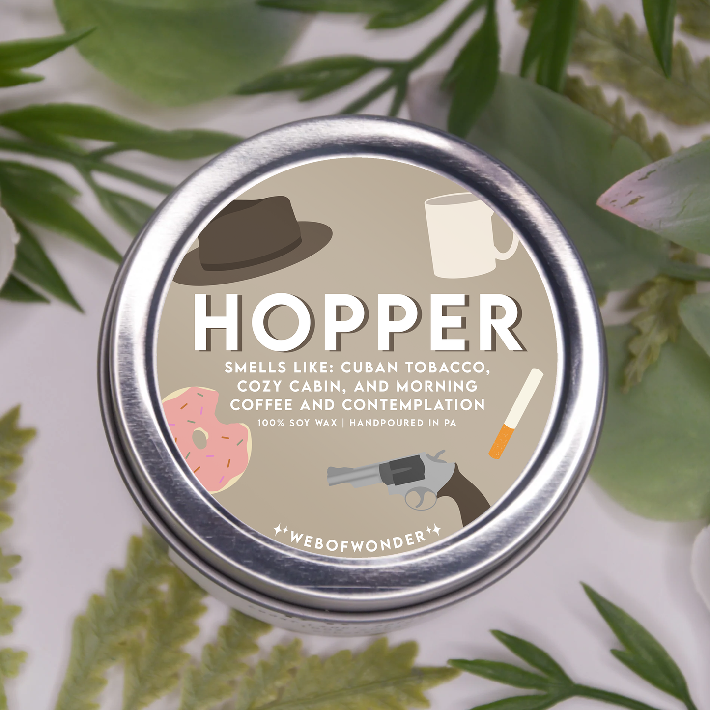 Hopper | Fandom Inspired | 100% Soy Wax Candle