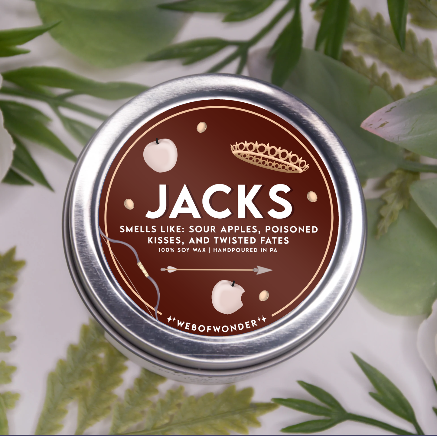 Jacks | Bookish Inspired | 100% Soy Wax Candle