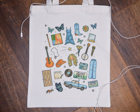 Debut Tote Bag | Music Inspired