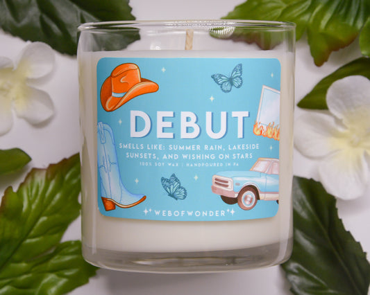 Debut | Music Inspired | 100% Soy Candle