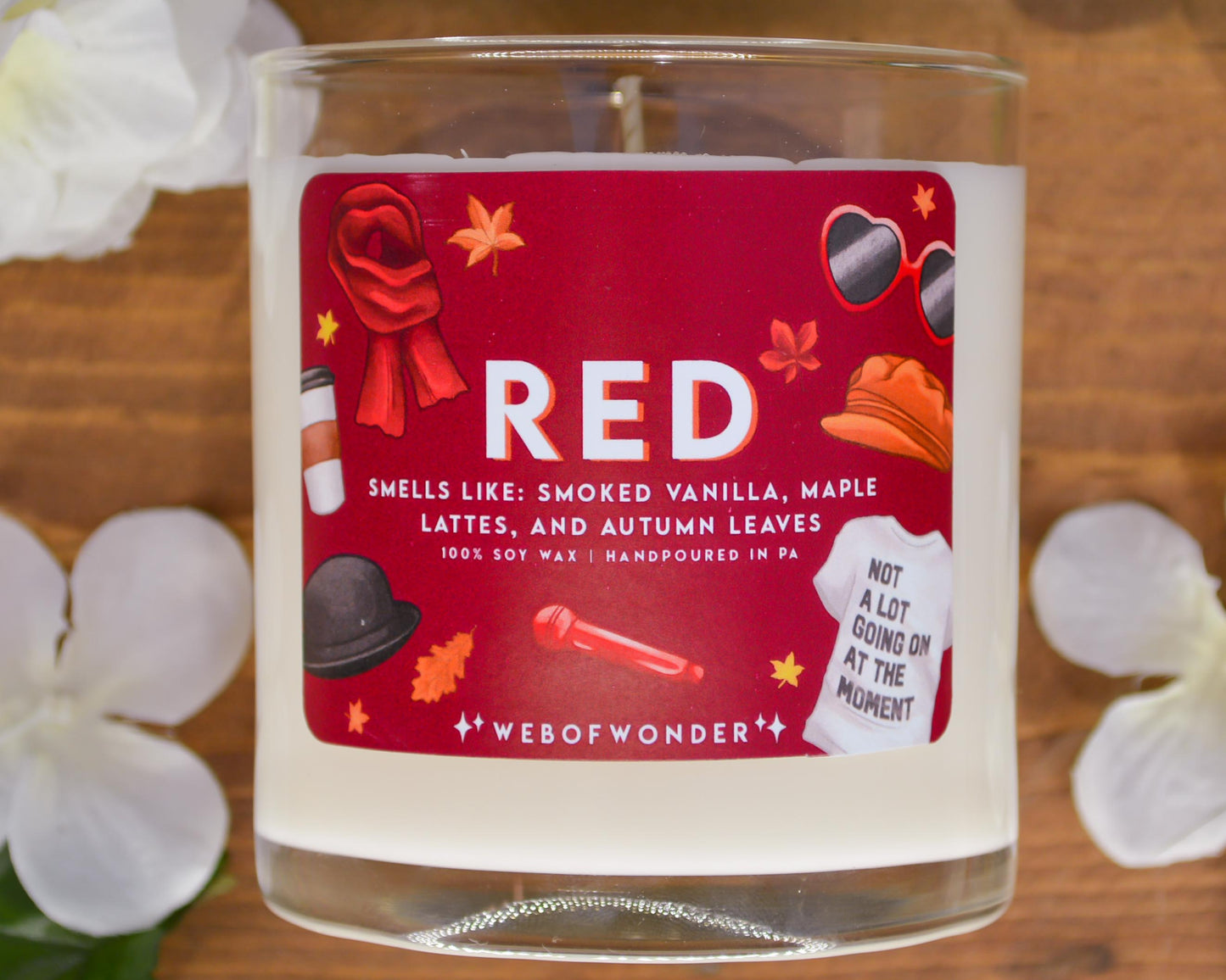 Red | Music Inspired | 100% Soy Candle