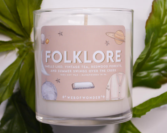 Folklore | Music Inspired | 100% Soy Candle