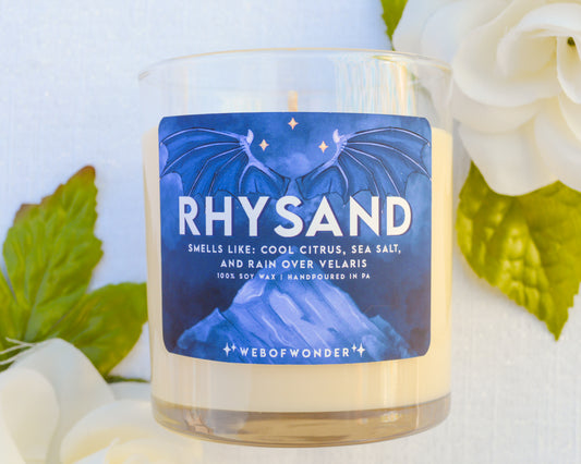 Rhysand | Bookish Inspired | 100% Soy Wax Candle