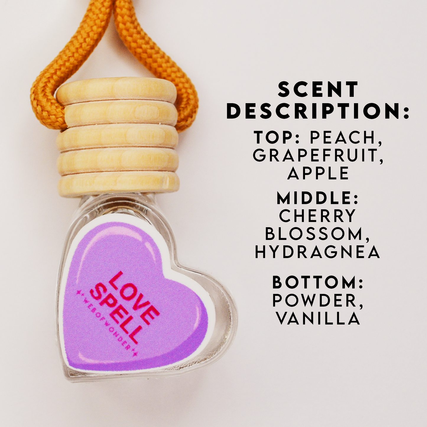 Candy Hearts Car Fresheners