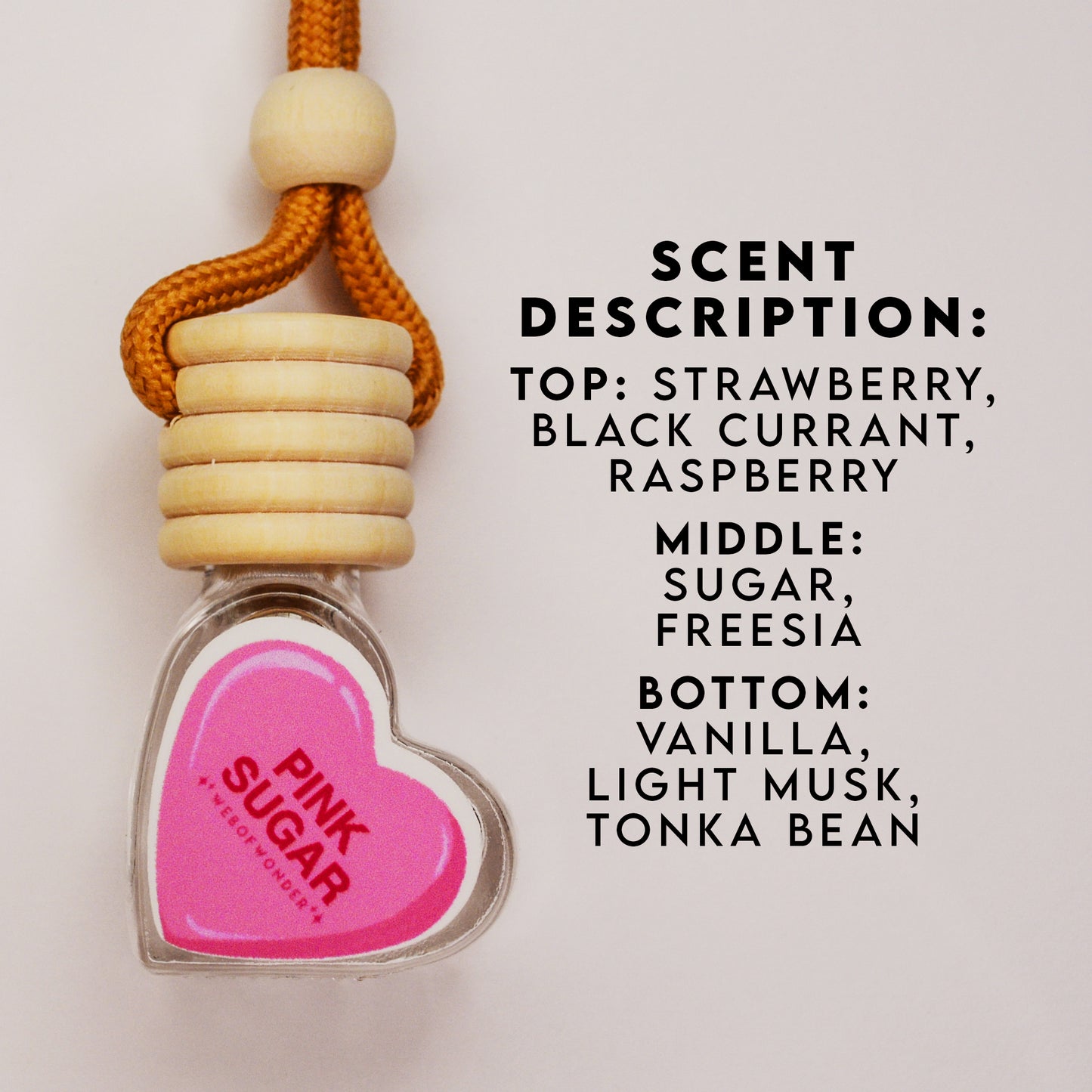 Candy Hearts Car Fresheners