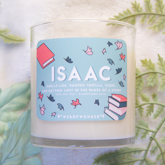 Isaac | Bookish Inspired | 100% Soy Wax Candle