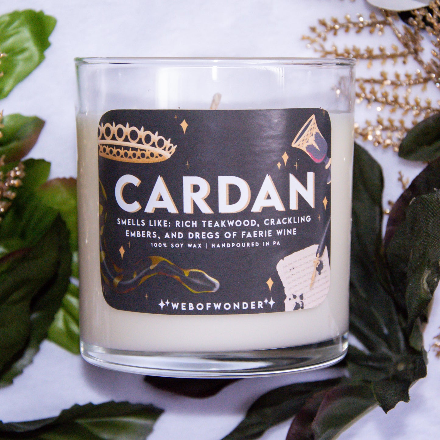 Cardan | Bookish Inspired | 100% Soy Wax Candle