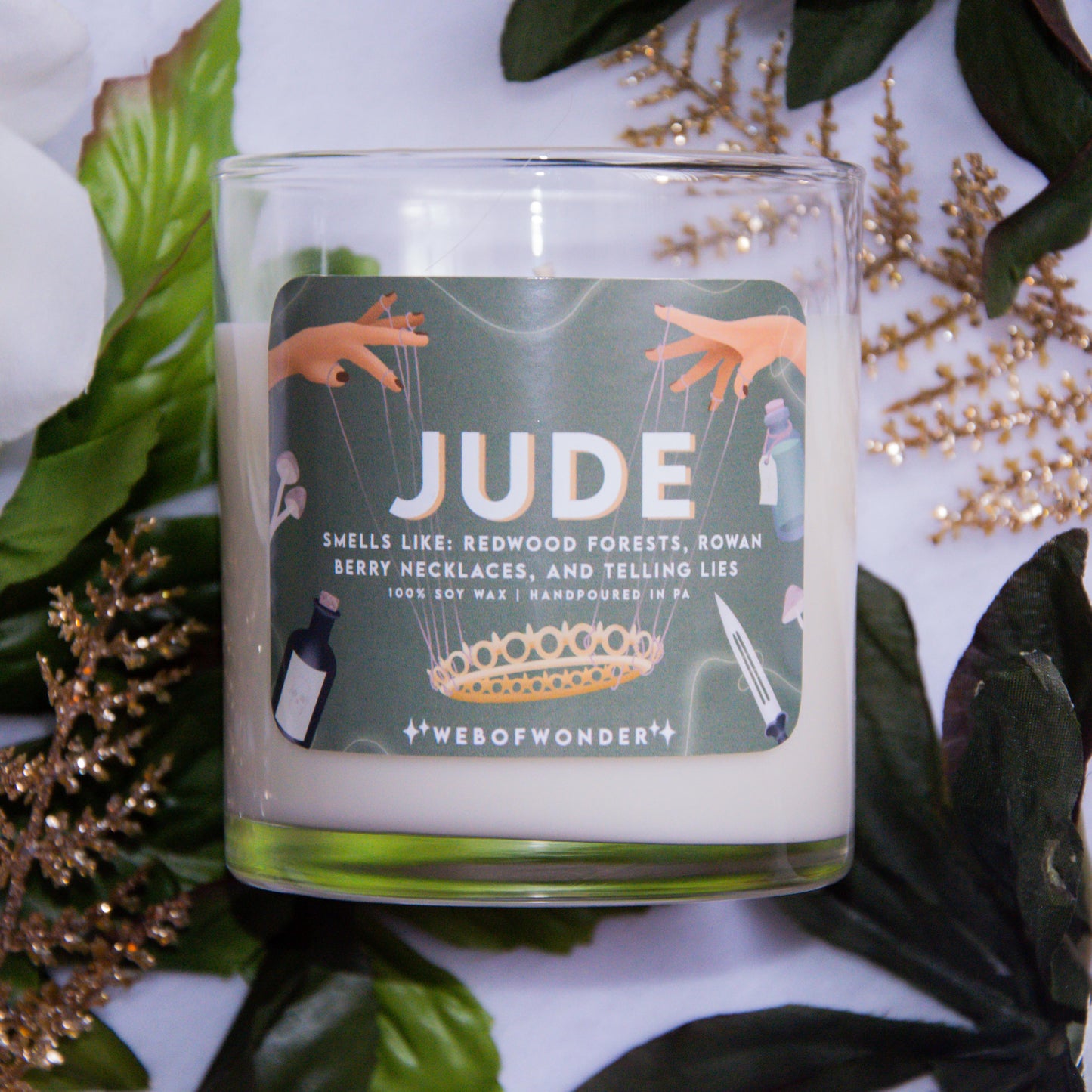 Jude | Bookish Inspired | 100% Soy Wax Candle