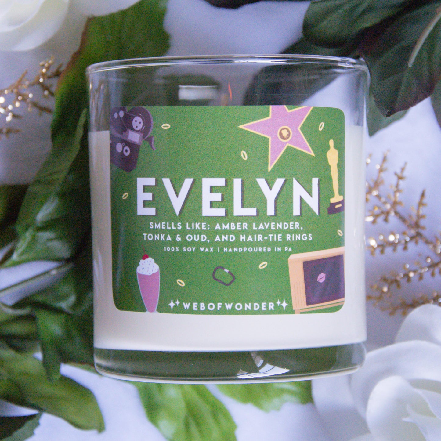 Evelyn | Bookish Inspired | 100% Soy Wax Candle