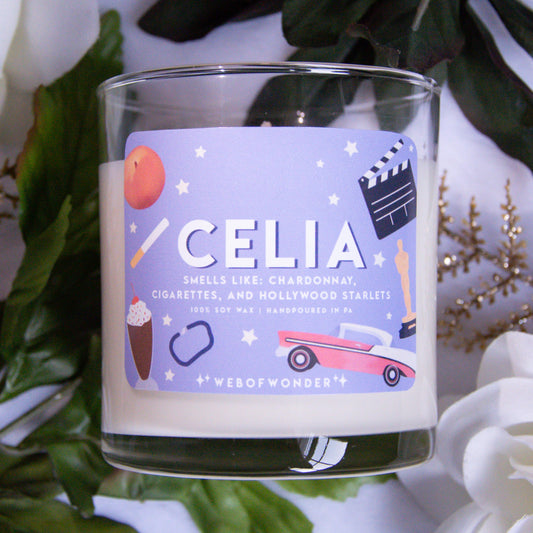 Celia | Bookish Inspired | 100% Soy Wax Candle