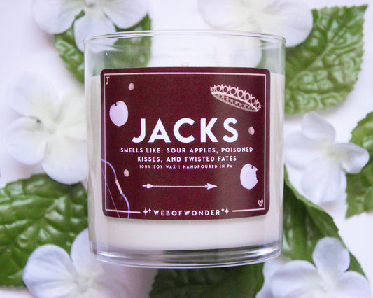 Jacks | Bookish Inspired | 100% Soy Wax Candle