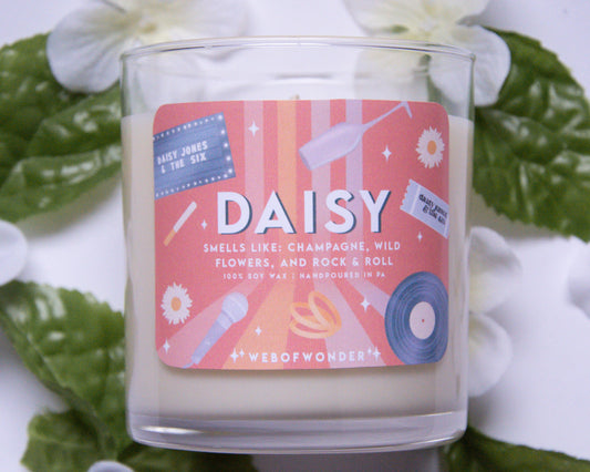 Daisy | Bookish Inspired | 100% Soy Wax Candle