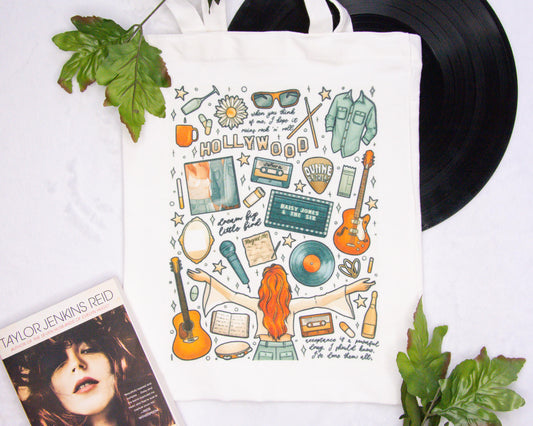 Daisy Jones Tote Bag | Bookish Inspired