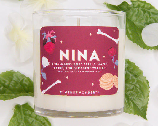 Nina | Bookish Inspired | 100% Soy Candle