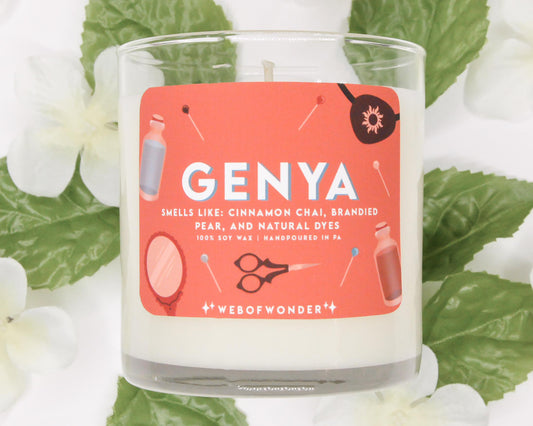 Genya | Bookish Inspired | 100% Soy Wax Candle
