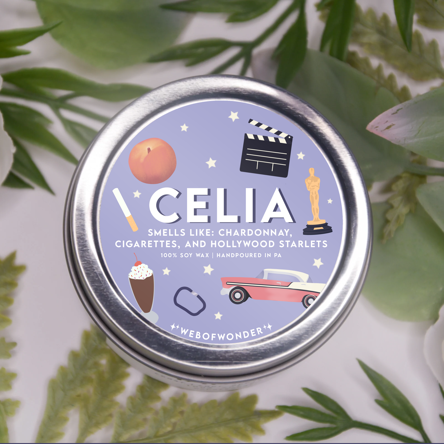 Celia | Bookish Inspired | 100% Soy Wax Candle