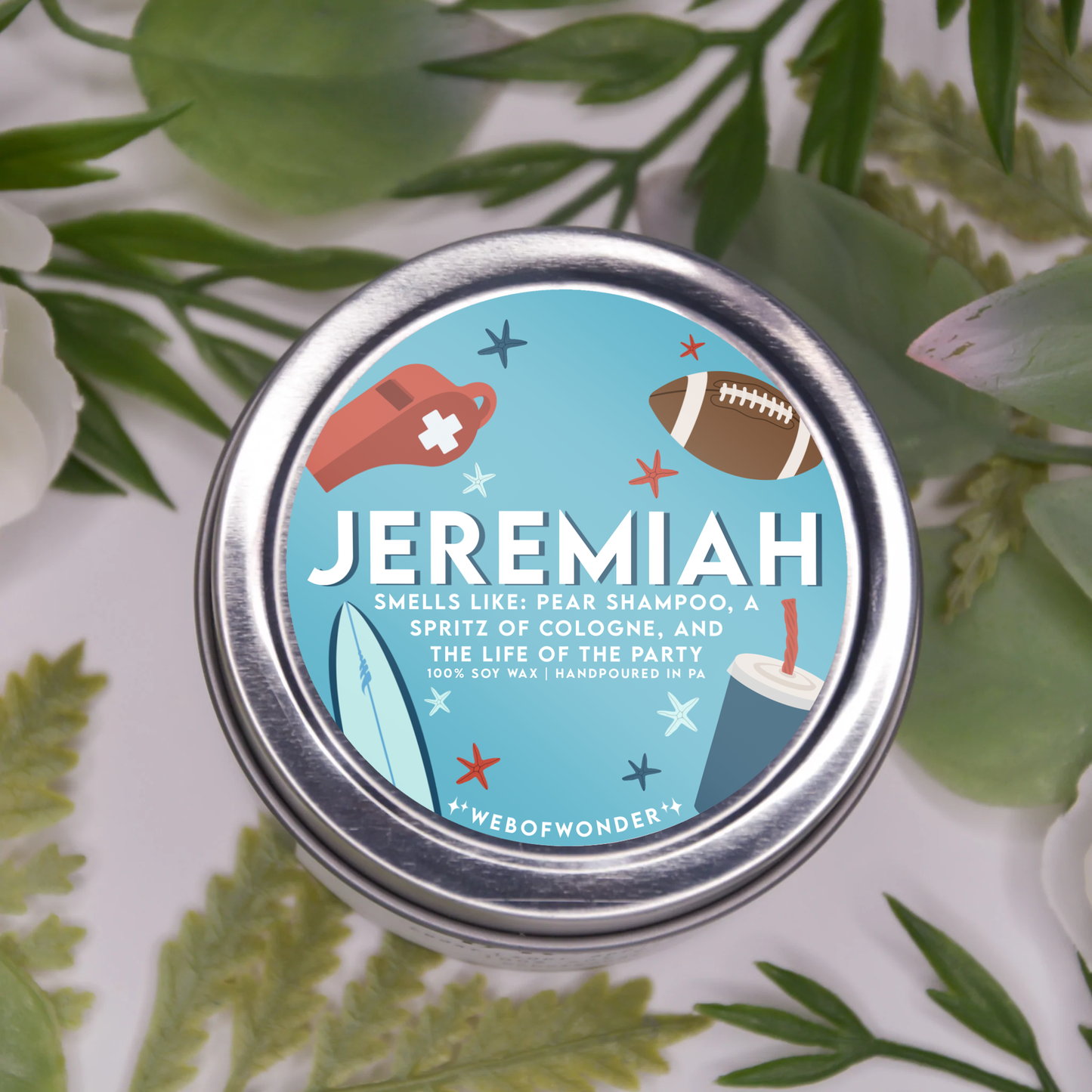 Jeremiah | Bookish Inspired | 100% Soy Wax Candle