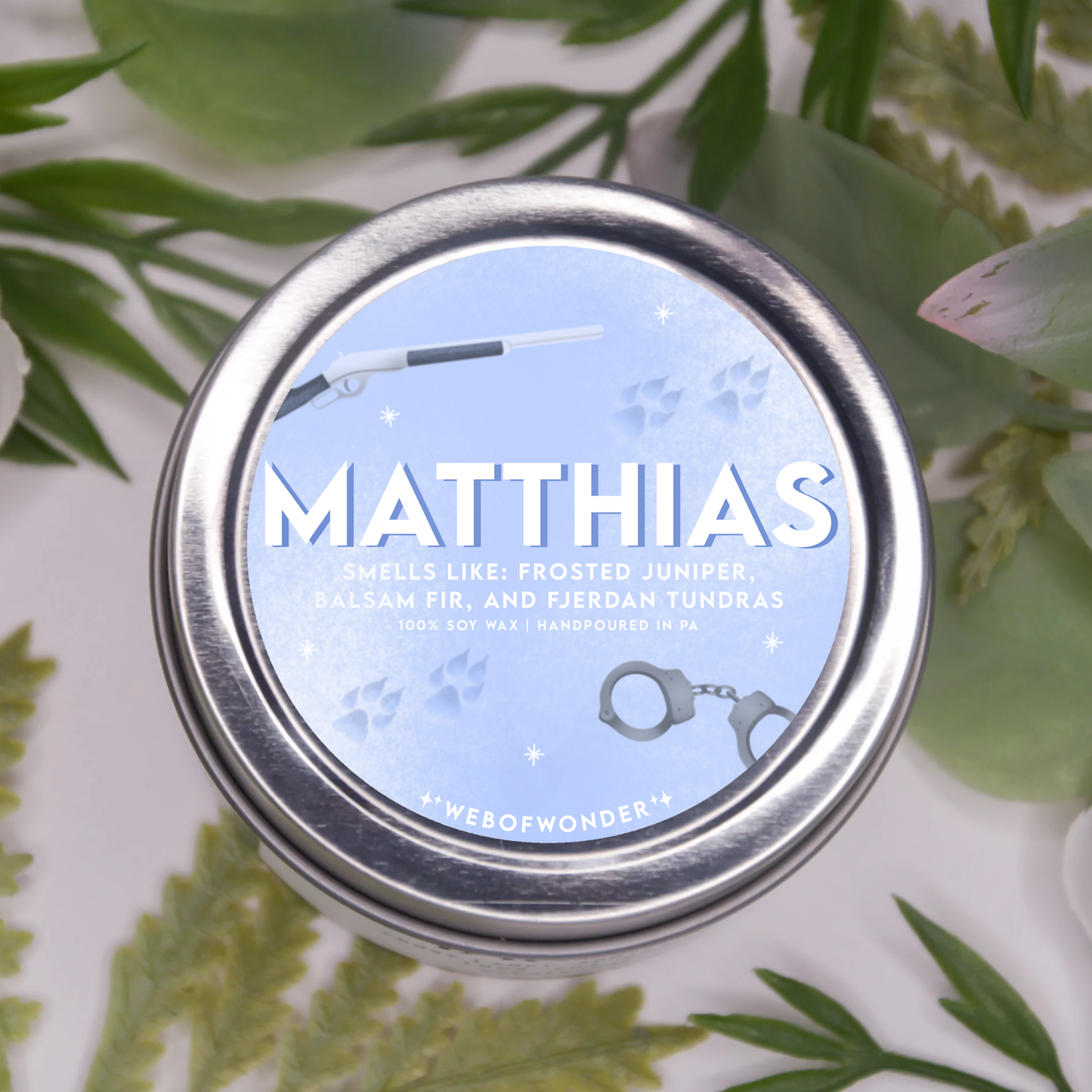 Matthias | Bookish Inspired | 100% Soy Candle