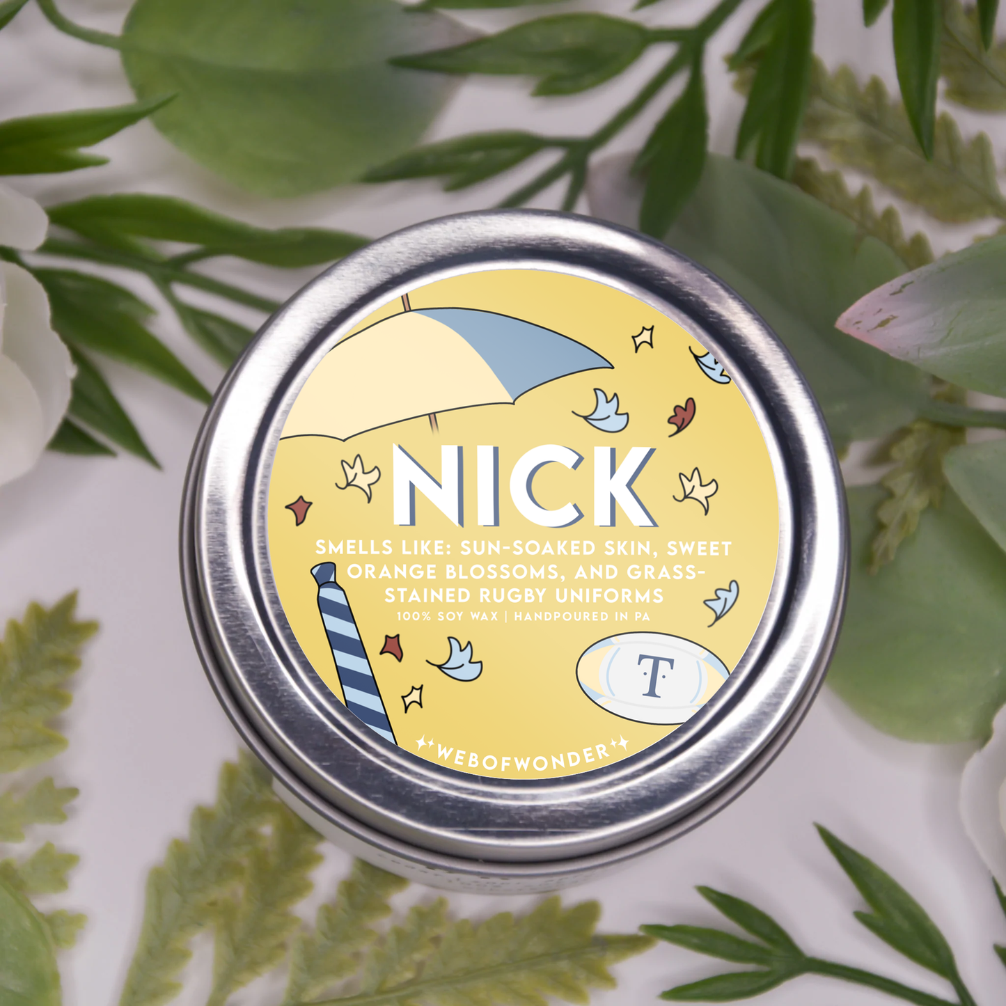 Nick | Bookish Inspired | 100% Soy Wax Candle